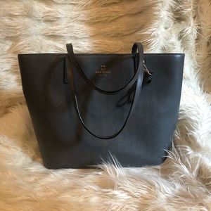 Gray Kate Spade Tote Purse